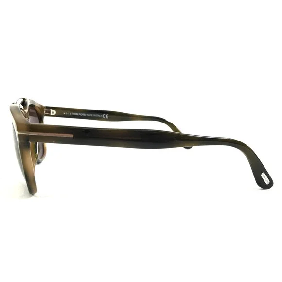 Tom Ford Sunglasses Holt TF516 55E Brown Tortoise Frames with Brown Lenses 54 mm